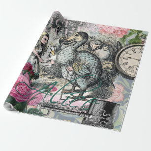 Alice In Wonderland Dissolvable Wrapping Paper