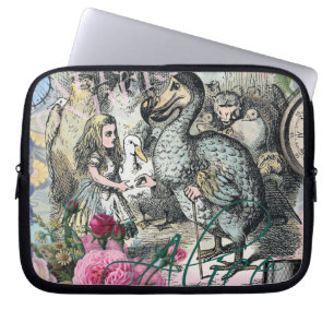 Alice in Wonderland Dodo Classic Tenniel Art Laptop Sleeve