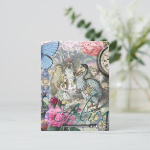 Alice in Wonderland Dodo Classic Tenniel Art Postcard