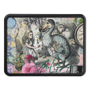 Alice in Wonderland Dodo Classic Tenniel Art Trailer Hitch Cover