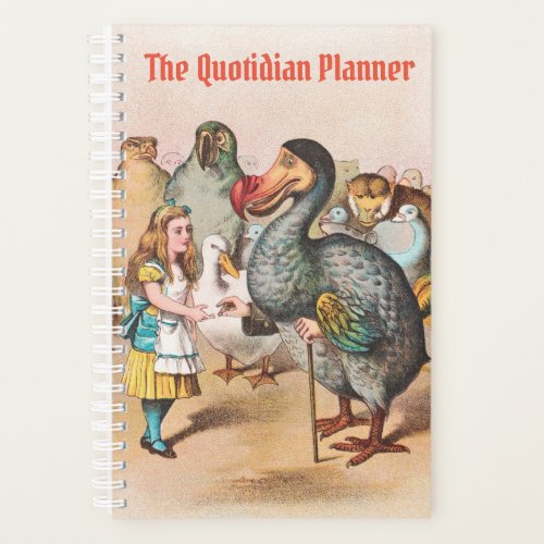 Alice in Wonderland Dodo Planner