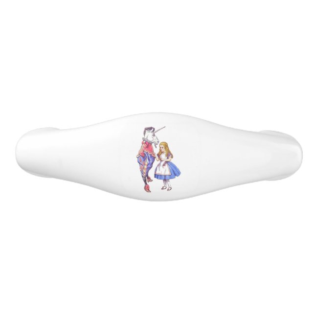 Alice in Wonderland drawer pull handle (Front)