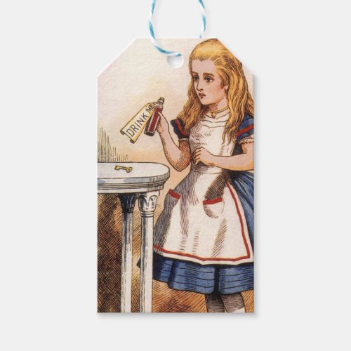  Alice in Wonderland Drink Me Bottle Gift Tags