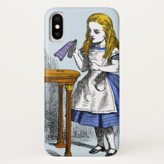 ~ Alice in Wonderland  +{ Drink Me }+ iPhone X Case