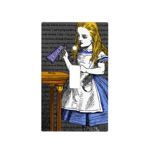  Alice in Wonderland  Drink Me Light Switch Cover
