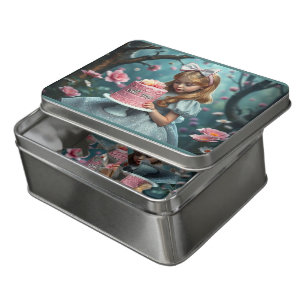Alice in Wonderland Eat Me Cake Jigsaw Puzzle