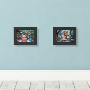 Alice in Wonderland Eat Me Cake Wall Art Sets