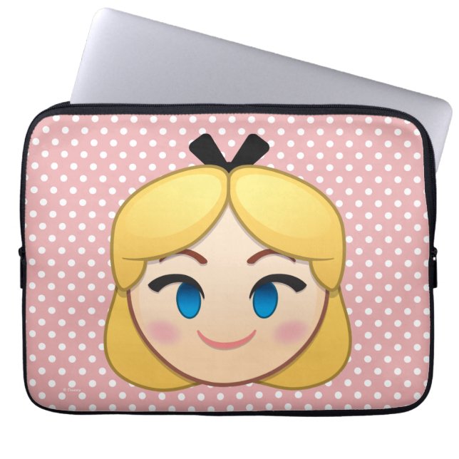 Alice In Wonderland Emoji Laptop Sleeve (Front)