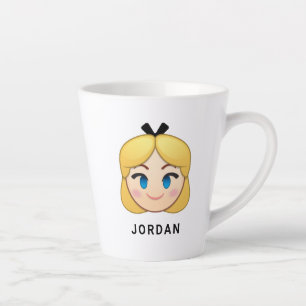 Alice In Wonderland Emoji Latte Mug