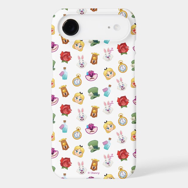 Alice In Wonderland Emoji  Pattern Case-Mate iPhone Case (Back)