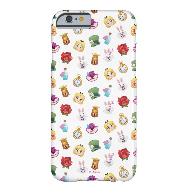 Alice In Wonderland Emoji  Pattern Case-Mate iPhone Case (Back)