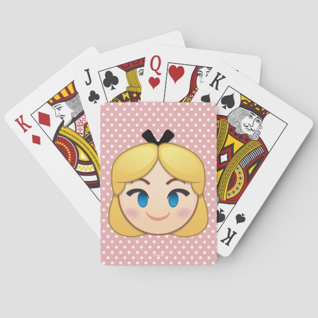Alice In Wonderland Emoji Poker Cards (Back)