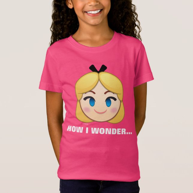 Alice In Wonderland Emoji T-Shirt (Front)