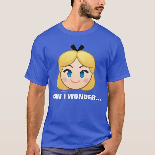 Alice In Wonderland Emoji T-Shirt (Front)