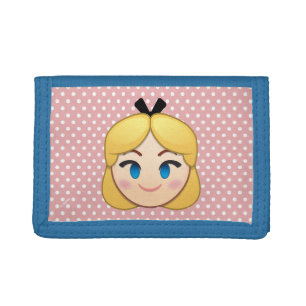 Alice In Wonderland Emoji Tri-fold Wallet