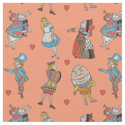 Alice in Wonderland Fabric