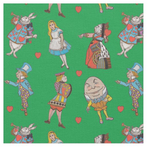 Alice in Wonderland Fabric