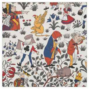 Alice in Wonderland Fabric