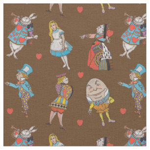 Alice in Wonderland Fabric