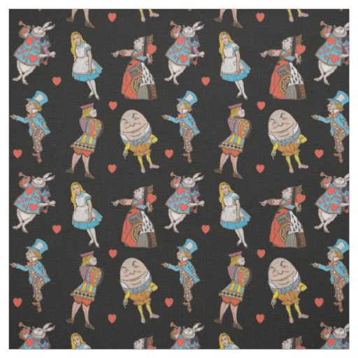 Alice in Wonderland Fabric