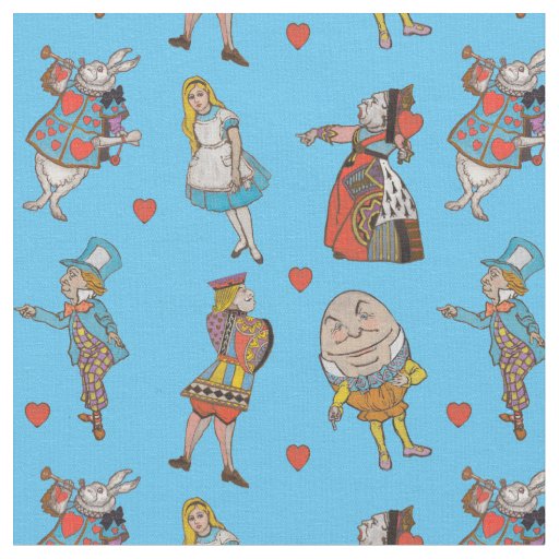 Alice in Wonderland Fabric