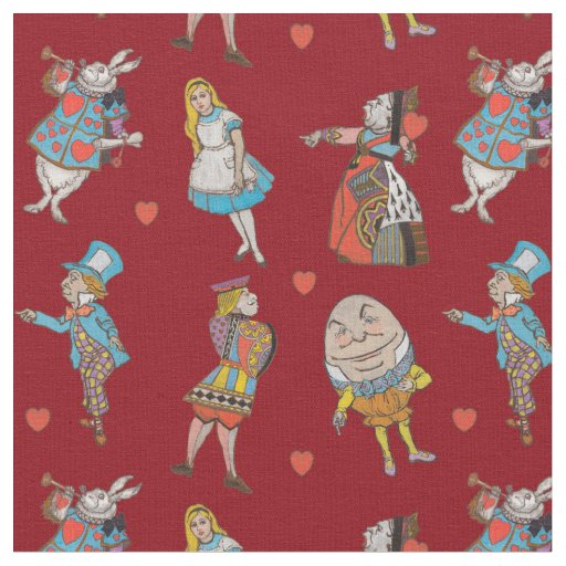 Alice in Wonderland Fabric