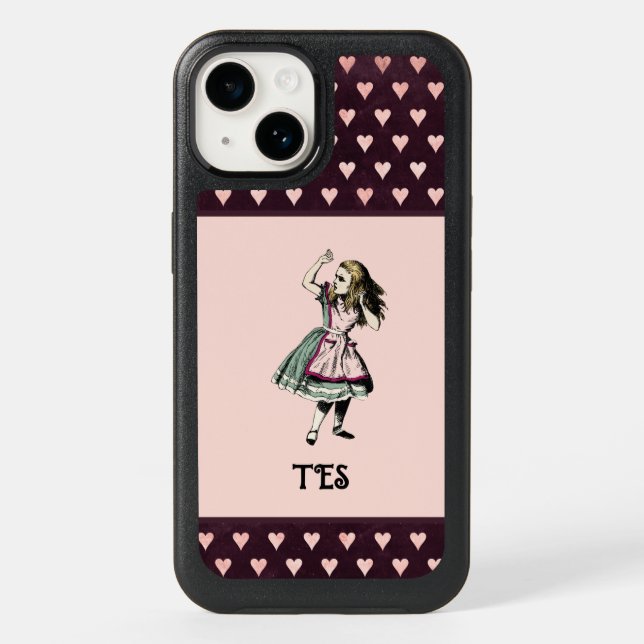 Alice in Wonderland Fairy Tale Monogram Otterbox iPhone Case (Back)