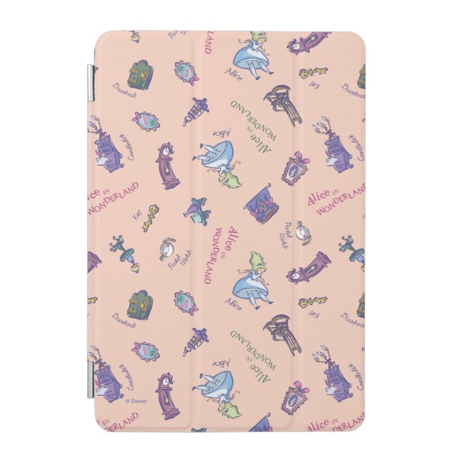 Alice In Wonderland | Falling Down Pattern iPad Mini Cover (Front)