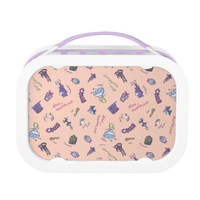 Alice In Wonderland | Falling Down Pattern Lunch Box (Front)