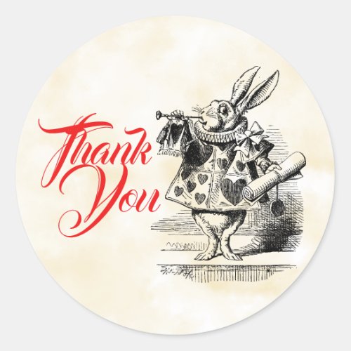 Alice in Wonderland Favor Stickers
