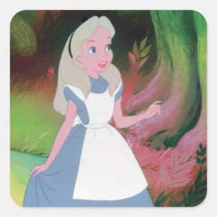 Alice in Wonderland Film Still 1 Square Sticker