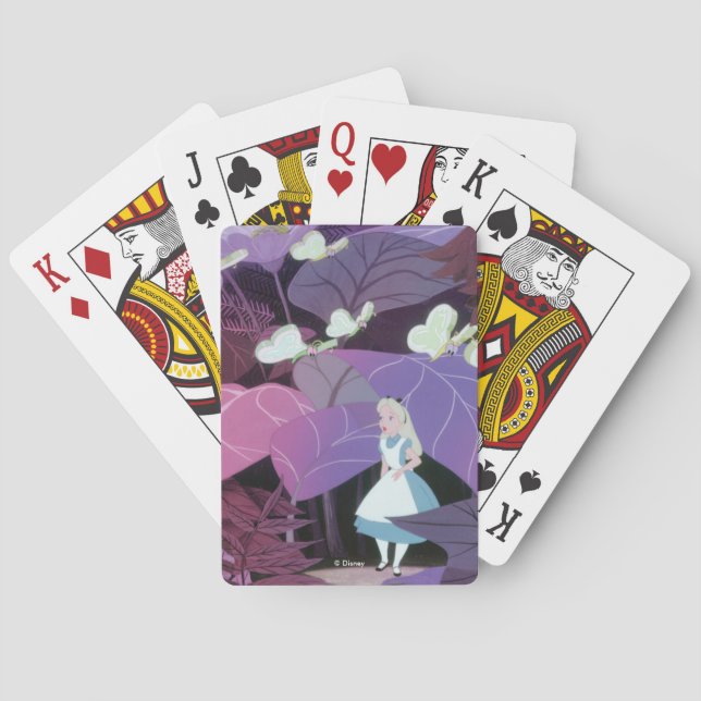 Alice in Wonderland Film Still 2 Poker Cards (Back)