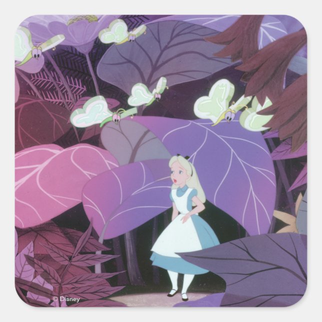 Alice in Wonderland Film Still 2 Square Sticker (Front)