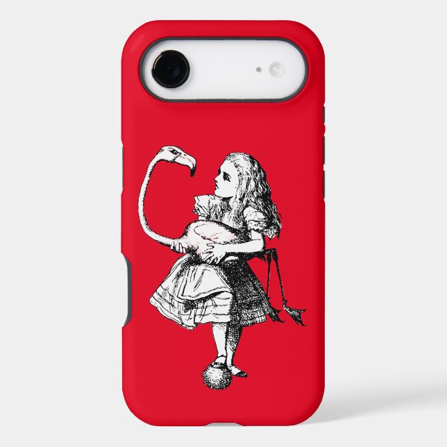 Alice in Wonderland Flamingo Case-Mate iPhone Case (Back)