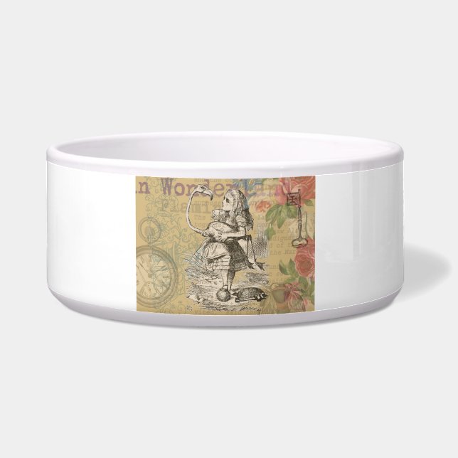 Alice in Wonderland Flamingo Classic Bowl (Front)