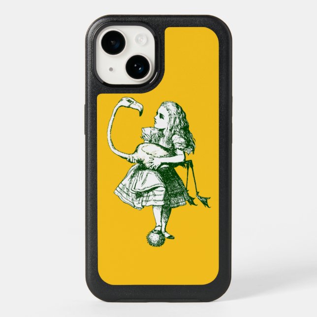 Alice in Wonderland Flamingo Otterbox iPhone Case (Back)