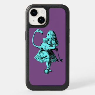Alice in Wonderland Flamingo OtterBox iPhone 14 Case