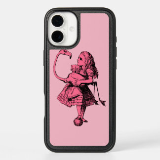 Alice in Wonderland Flamingo iPhone 16 Plus Case