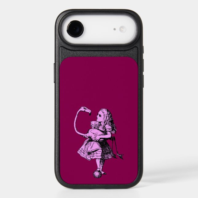Alice in Wonderland Flamingo Otterbox iPhone Case (Back)