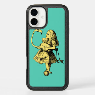 Alice in Wonderland Flamingo iPhone 16 Plus Case