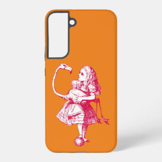 Alice in Wonderland Flamingo Samsung Galaxy S22+ Case