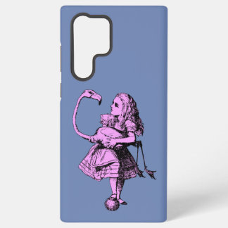 Alice in Wonderland Flamingo Samsung Galaxy S22 Ultra Case