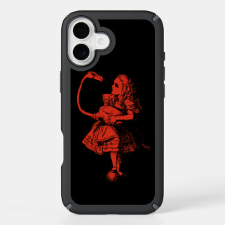 Alice in Wonderland Flamingo iPhone 16 Plus Case