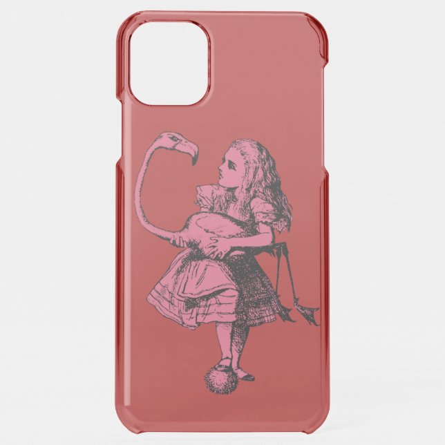 Alice in Wonderland Flamingo Uncommon iPhone Case (Back)