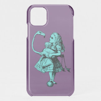 Alice in Wonderland Flamingo iPhone 11 Case