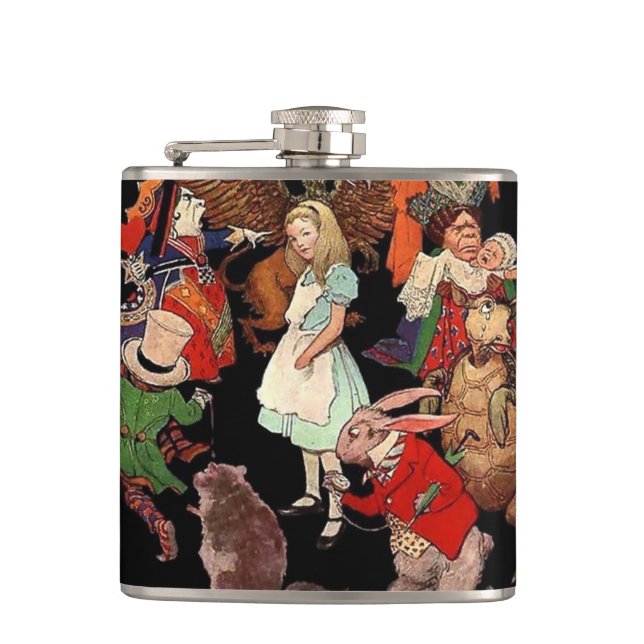 Alice in Wonderland Flask (Front)