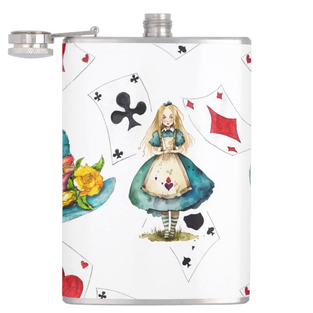 Alice in Wonderland Flask (Opened)