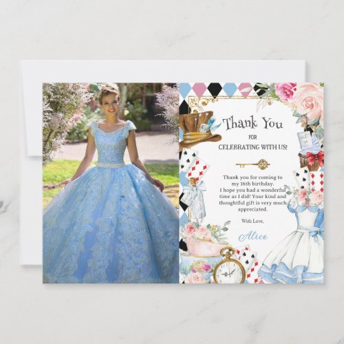 Alice in Wonderland Floral Birthday Tea Photo