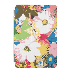 Alice in Wonderland Floral Pattern iPad Mini Cover
