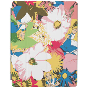 Alice in Wonderland Floral Pattern iPad Smart Cover